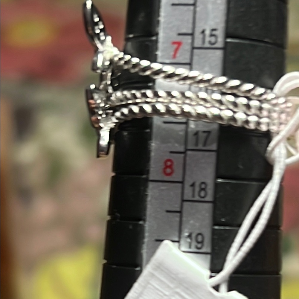 Intricate Silver Butterfly Openwork Ring - Picture 7 of 11